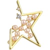 image:imageGifts for Wife Anniversary Brooch for Women Pearl Brooch Real 910mm AAA Quality Handpicked Nature Pearls and D Color Moissanite  Gifts for Mom Girlfriend Her NO11426