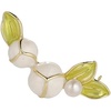 image:imageGifts for Wife Anniversary Brooch for Women Pearl Brooch Real 910mm AAA Quality Handpicked Nature Pearls and D Color Moissanite  Gifts for Mom Girlfriend Her NO11392