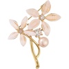 image:imageGifts for Wife Anniversary Brooch for Women Pearl Brooch Real 910mm AAA Quality Handpicked Nature Pearls and D Color Moissanite  Gifts for Mom Girlfriend Her NO11407