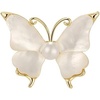 image:imageGifts for Wife Anniversary Brooch for Women Pearl Brooch Real AAA Quality Handpicked Nature Pearls and D Color Moissanite  Gifts for Mom Girlfriend Her NO11165