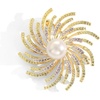 image:imageGifts for Wife Anniversary Brooch for Women Pearl Brooch Real AAA Quality Handpicked Nature Pearls and D Color Moissanite  Gifts for Mom Girlfriend Her NO11207