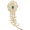 image:imageGifts for Wife Anniversary Brooch for Women Pearl Brooch Real AAA Quality Handpicked Nature Pearls and D Color Moissanite  Gifts for Mom Girlfriend Her NO11158