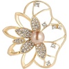 image:imageGifts for Wife Anniversary Brooch for Women Pearl Brooch Real AAA Quality Handpicked Nature Pearls and D Color Moissanite  Gifts for Mom Girlfriend Her NO11189