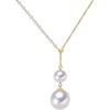 image:imageNONNYL 14K Gold Plated Sterling Silver necklace Freshwater Pearl Necklaces for Women Christmas Gifts for Mom Wife Anniversary Birthday Jewelry Gifts for Her
