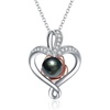 image:imageNONNYL Gifts for Wife Women Tahitian Black Pearl Necklace Mothers Day Gifts for Mon Women Wife Wedding Birthday Gifts Anniversary Christmas Day Jewelry Valentines Day Gift for Her