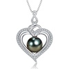 image:imageNONNYL Gifts for Women WifeTahitian Black PearlNecklaceGift for Wife Wedding Birthday Anniversary JewelryMom Girlfriend Her Mothers Day Gifts for Mom Women Valentines Day Christmas Day Giftsblack pearl necklace