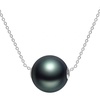 image:imageNONNYL Gifts for WomenTahitianBlackPearlNecklaceGift for Wife Wedding Birthday AnniversaryMom Girlfriend Her Mothers Day Valentines Day Christmas 18K Solid WhiteYellow Gold Pendant with Adjustable Sterling Silver Chainsilver color