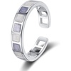 image:imageNONNYL Ring for Women Jewelry rings Gifts S925 Sterling Silver Ring Gifts for Wife Mom Girlfriend Anniversary Birthday Fine Jewelry Gifts for Her NO11673