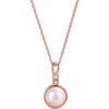 image:imageNONNYL Sterling Silver Freshwater Cultured Pearl Pendant Necklaces for Women Jewelry White Pearls  Christmas Gifts for Wife Mom Girlfriend Anniversary Birthday Fine Jewelry Gifts for Her