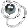image:imageNONNYL Tahitian Black Pearl Rings  Fine Jewelry for Wife Mom or Her Perfect for Wedding Birthday Anniversary Mothers Day Christmas Valentines Day Gifts