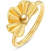 image:imageNONNYL Wife Jewelry Gifts  Genuine South Sea Golden Pearl Jewelry Rings for Women Birthday Jewelry for Girlfriend Valentines Day for Wife Mothers Day for Mom Grandma NO33245