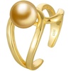 image:imageNONNYL Wife Jewelry Gifts  Genuine South Sea Golden Pearl Jewelry Rings for Women Birthday Jewelry for Girlfriend Valentines Day for Wife Mothers Day for Mom Grandma NO33251