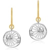 image:imageNonnyl Sterling Silver Earring for Women Jewelry  S925 Sterling Silver with Genuine Plated 10K Gold Earrings Gifts for Women Girlfriend Mom Wife Her