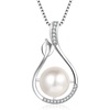 image:imagePearl NecklacesGifts for Women WifeGift for Wife Wedding Birthday Anniversary JewelryMom Girlfriend Her Mothers Day Gifts for Mom Women Valentines Day Christmas Day Gifts NO008