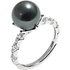 image:imageTahitian Black Pearl Rings Jewelry For Women Fashion Christmas Gifts Wife Mom Girlfriend Anniversary Birthday Fine Jewelry Gifts for Her NO33216