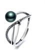 image:imageTahitian Black Pearl Rings Jewelry For Women Fashion Christmas Gifts Wife Mom Girlfriend Anniversary Birthday Fine Jewelry Gifts for Her NO33226