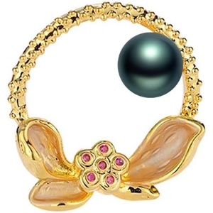 image:imageBlack Tahiti Pearl Brooch Broches Jewelry For Women Fashion Christmas Gifts Wife Mom Girlfriend Anniversary Birthday Fine Jewelry Gifts for Her NO11358