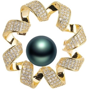 image:imageBlack Tahiti Pearl Brooch Broches Jewelry For Women Fashion Christmas Gifts Wife Mom Girlfriend Anniversary Birthday Fine Jewelry Gifts for Her NO11369