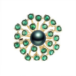 image:imageBlack Tahiti Pearl Brooch Broches Jewelry For Women Fashion Christmas Gifts Wife Mom Girlfriend Anniversary Birthday Fine Jewelry Gifts for Her NO11363