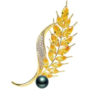 image:imageBlack Tahiti Pearl Brooch Broches Jewelry For Women Fashion Christmas Gifts Wife Mom Girlfriend Anniversary Birthday Fine Jewelry Gifts for Her NO11364