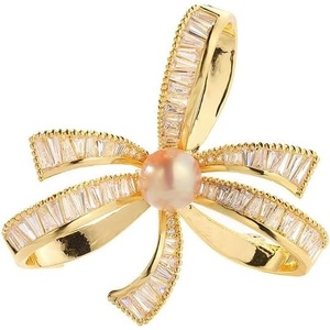 image:imageGifts for Wife Anniversary Brooch for Women Pearl Brooch Real 910mm AAA Quality Handpicked Nature Pearls and D Color Moissanite  Gifts for Mom Girlfriend Her NO11378