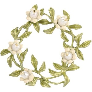 image:imageGifts for Wife Anniversary Brooch for Women Pearl Brooch Real 910mm AAA Quality Handpicked Nature Pearls and D Color Moissanite  Gifts for Mom Girlfriend Her NO11441