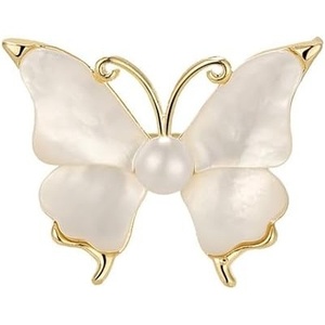 image:imageGifts for Wife Anniversary Brooch for Women Pearl Brooch Real AAA Quality Handpicked Nature Pearls and D Color Moissanite  Gifts for Mom Girlfriend Her NO11165