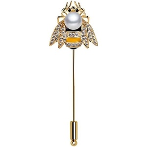 image:imageGifts for Wife Anniversary Brooch for Women Pearl Brooch Real AAA Quality Handpicked Nature Pearls and D Color Moissanite  Gifts for Mom Girlfriend Her NO11155