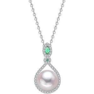 image:imageNONNYL Freshwater Cultured Pearl Necklaces for Women Jewelry  Sterling Silver White Pearls Pendant  Christmas Gifts for Wife Mom Girlfriend Anniversary Birthday Fine Jewelry Gifts for Her