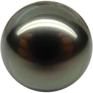 image:imageNONNYL Genuine Single Black Tahitian South Sea Undrilled Round Loose Cultured Pearl  AAA Quality89MM