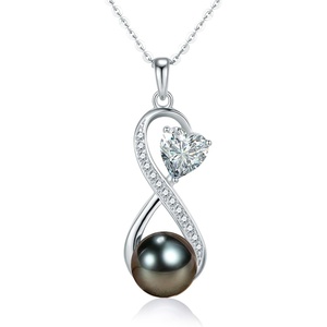 image:imageNONNYL Gifts for Wife WomenTahitianBlackPearlNecklaceWife Wedding Birthday Anniversary JewelryMom Girlfriend Her Christmas Day Mothers Day Gifts for Mom Women Valentines