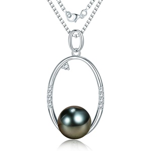 image:imageNONNYL Gifts for WomenMothers DayValentinesChristmas Day GiftWeddingBirthdaysAnniversary Wife GiftsTahitianBlackPearlNecklaceMom Girlfriend Her Fine Jewelry