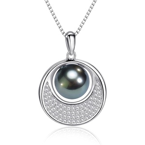 image:imageNONNYL Mothers Day Gifts for Women Wife Grandma Wedding AnniversaryTahitian Black Pearl NecklaceValentines Wedding Couples Birthday Christmas Day Gifts Her Jewelry