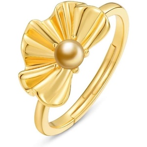 image:imageNONNYL Wife Jewelry Gifts  Genuine South Sea Golden Pearl Jewelry Rings for Women Birthday Jewelry for Girlfriend Valentines Day for Wife Mothers Day for Mom Grandma NO33245