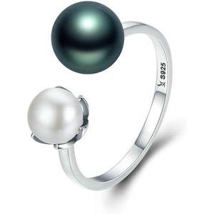 image:imageTahitian Black Pearl Rings Jewelry For Women Fashion Christmas Gifts Wife Mom Girlfriend Anniversary Birthday Fine Jewelry Gifts for Her NO33224