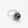 image:imageTahitian Black Pearl Rings Jewelry For Women Fashion Christmas Gifts Wife Mom Girlfriend Anniversary Birthday Fine Jewelry Gifts for Her NO33215