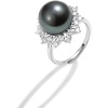image:imageTahitian Black Pearl Rings Jewelry For Women Fashion Christmas Gifts Wife Mom Girlfriend Anniversary Birthday Fine Jewelry Gifts for Her NO33215
