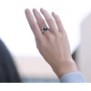 image:imageTahitian Black Pearl Rings Jewelry For Women Fashion Christmas Gifts Wife Mom Girlfriend Anniversary Birthday Fine Jewelry Gifts for Her NO33218