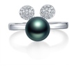 image:imageTahitian Black Pearl Rings Jewelry For Women Fashion Christmas Gifts Wife Mom Girlfriend Anniversary Birthday Fine Jewelry Gifts for Her NO33218