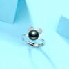 image:imageTahitian Black Pearl Rings Jewelry For Women Fashion Christmas Gifts Wife Mom Girlfriend Anniversary Birthday Fine Jewelry Gifts for Her NO33218