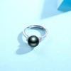 image:imageTahitian Black Pearl Rings Jewelry For Women Fashion Christmas Gifts Wife Mom Girlfriend Anniversary Birthday Fine Jewelry Gifts for Her NO33219