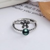 image:imageTahitian Black Pearl Rings Jewelry For Women Fashion Christmas Gifts Wife Mom Girlfriend Anniversary Birthday Fine Jewelry Gifts for Her NO33225