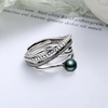 image:imageTahitian Black Pearl Rings Jewelry For Women Fashion Christmas Gifts Wife Mom Girlfriend Anniversary Birthday Fine Jewelry Gifts for Her NO33227