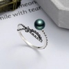 image:imageTahitian Black Pearl Rings Jewelry For Women Fashion Christmas Gifts Wife Mom Girlfriend Anniversary Birthday Fine Jewelry Gifts for Her NO33228