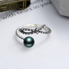 image:imageTahitian Black Pearl Rings Jewelry For Women Fashion Christmas Gifts Wife Mom Girlfriend Anniversary Birthday Fine Jewelry Gifts for Her NO33228