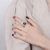 image:imageTahitian Black Pearl Rings Jewelry For Women Fashion Christmas Gifts Wife Mom Girlfriend Anniversary Birthday Fine Jewelry Gifts for Her NO33228