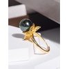 image:imageTahitian Black Pearl Rings Jewelry For Women Fashion Christmas Gifts Wife Mom Girlfriend Anniversary Birthday Fine Jewelry Gifts for Her NO33238