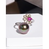 image:imageTahitian Black Pearl Rings Jewelry For Women Fashion Christmas Gifts Wife Mom Girlfriend Anniversary Birthday Fine Jewelry Gifts for Her NO33239