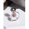 image:imageTahitian Black Pearl Rings Jewelry For Women Fashion Christmas Gifts Wife Mom Girlfriend Anniversary Birthday Fine Jewelry Gifts for Her NO33239