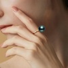 image:imageTahitian Black Pearl Rings Jewelry For Women Fashion Christmas Gifts Wife Mom Girlfriend Anniversary Birthday Fine Jewelry Gifts for Her NO33253